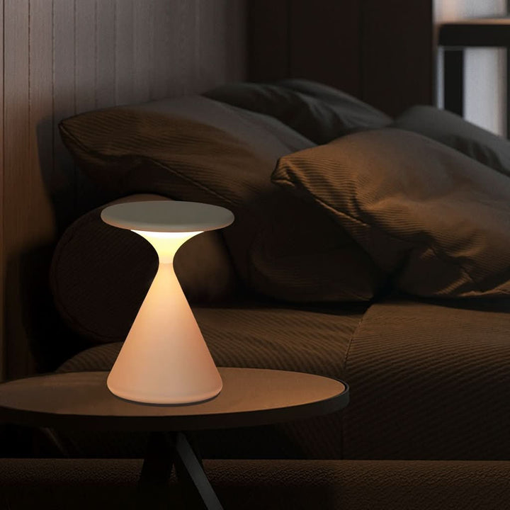 Lisslune | Hourglass Cordless LED Table Lamp with Touch Dimmer