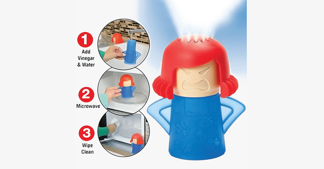 Lisslune | Angry Mama Microwave Steam Cleaner