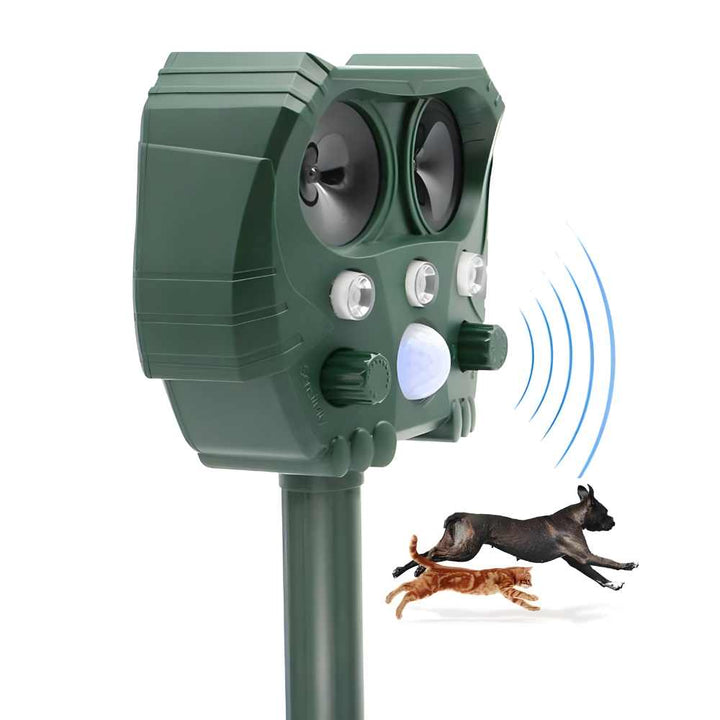 Lisslune | Ultrasonic Cat Repellent Ultrasound and Noise Sonar Repellent Deterrent for Cat, Fox, Rat, Squirrel and Dog