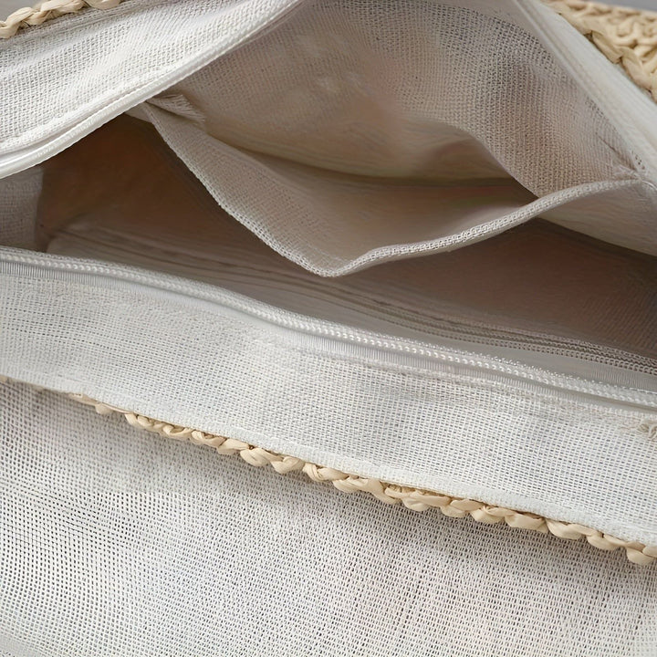 Lisslune | Woven Beach Bag – Lightweight Summer Tote for Beach & Everyday Use