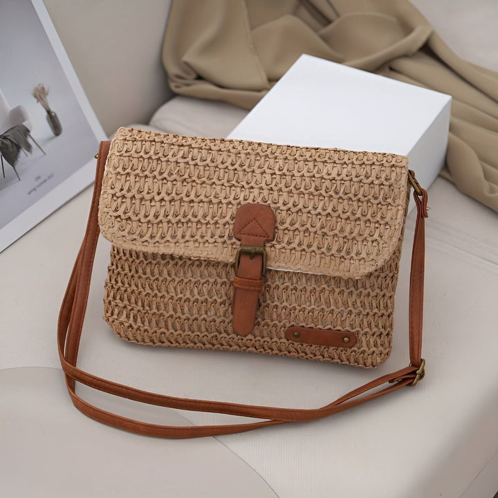 Lisslune | Woven Beach Bag – Lightweight Summer Tote for Beach & Everyday Use