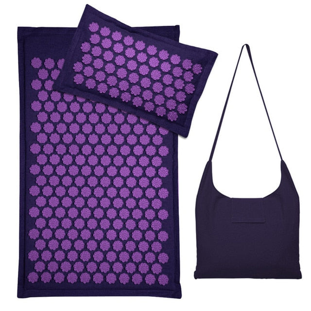 Lisslune | Acupressure mat with Pillow and 5500 Pressure Points – The Florapress Relaxation Set