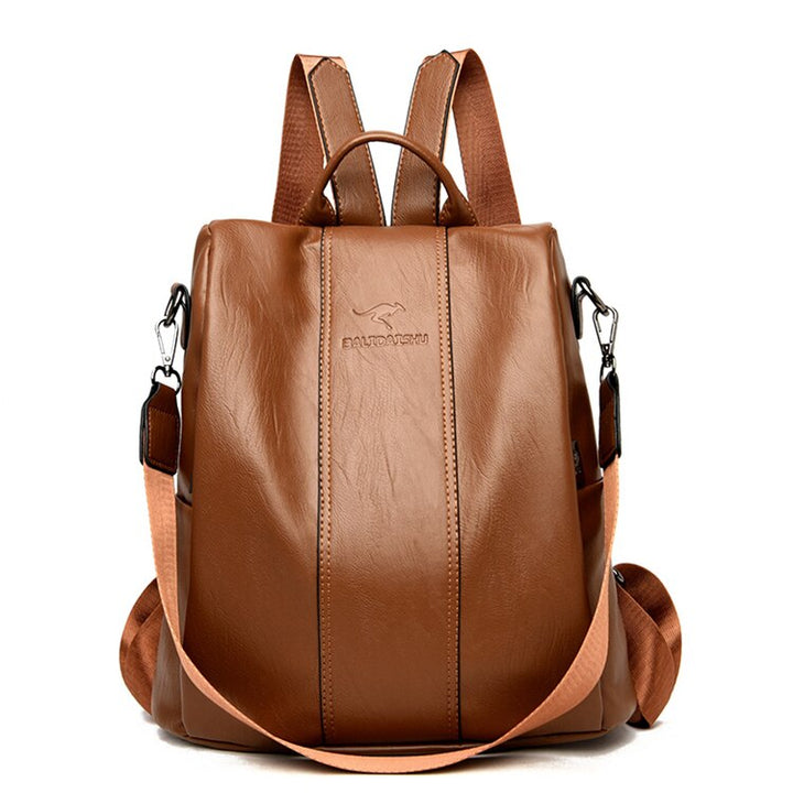 Lisslune | Theft-Proof Leather Backpack for Women in Vintage Style