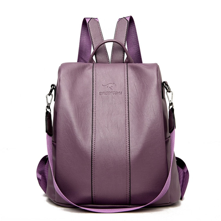 Lisslune | Theft-Proof Leather Backpack for Women in Vintage Style