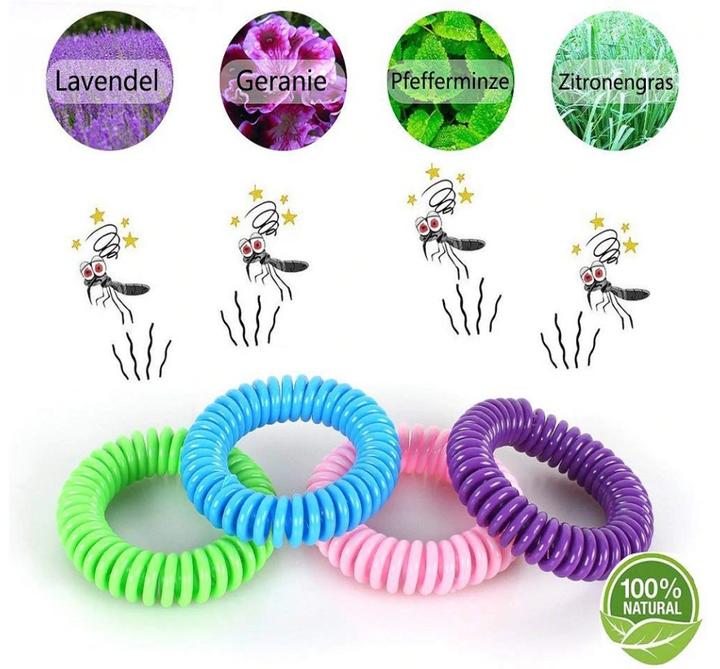 Lisslune | 10 pieces | Anti-mosquito bracelet | No more mosquito bites