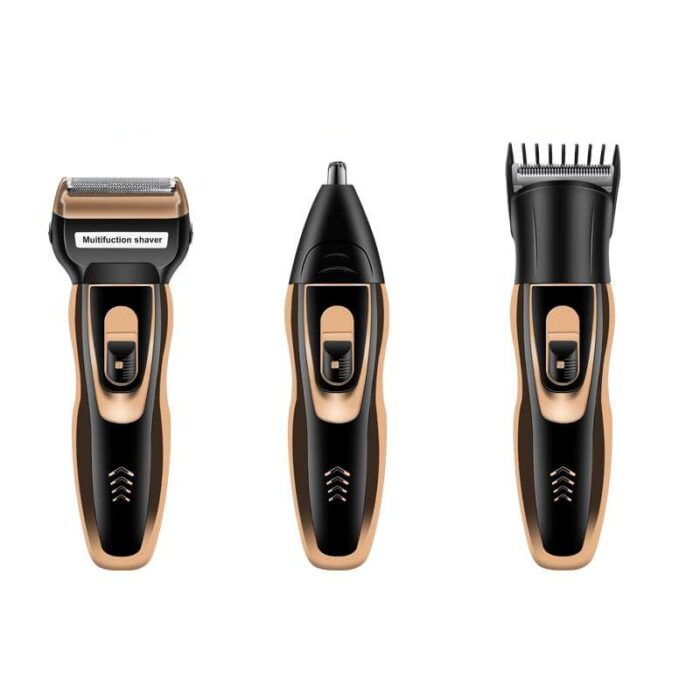 Lisslune | ProCare 3-in-1 Trimmer – Wireless Beard Trimmer, Nose Hair Trimmer and Shaver