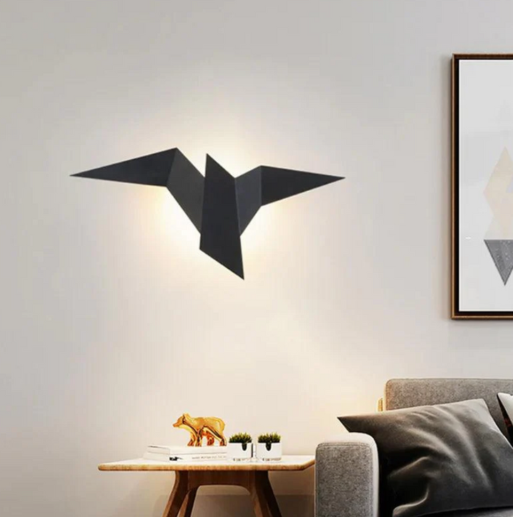 Lisslune | LumeNest – Artistic Bird Wall Lamp for a Modern Accent
