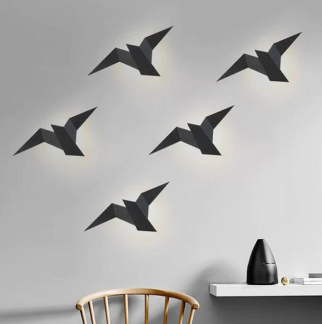 Lisslune | LumeNest – Artistic Bird Wall Lamp for a Modern Accent