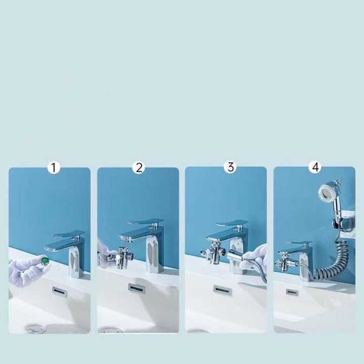Lisslune | AquaReach Faucet Extension with Massage Head