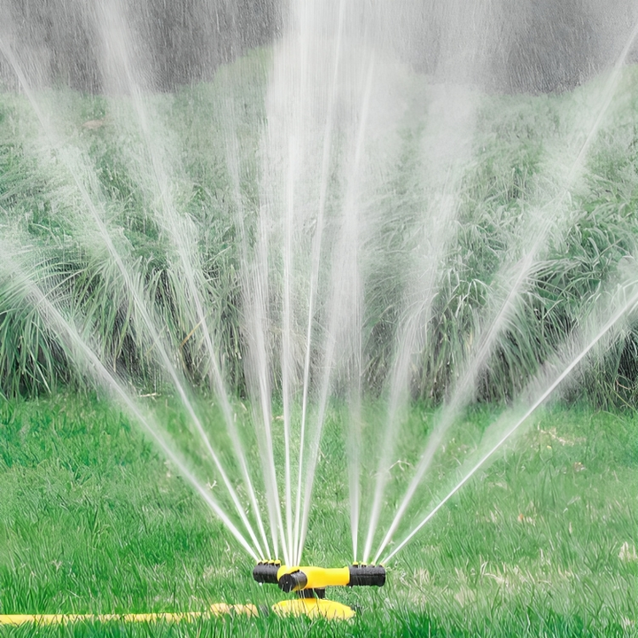 Lisslune | Rotating Lawn Sprinkler – 360° Adjustable Garden Watering
