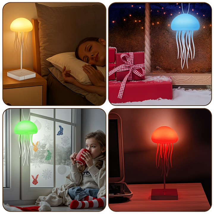 Lisslune | AquaGlow | Lamp with Dancing Jellyfish