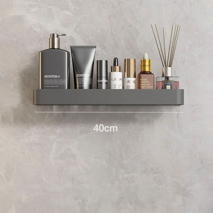 Lisslune | Elegant Wall Shelf for Stylish Bathroom Organization without Drilling