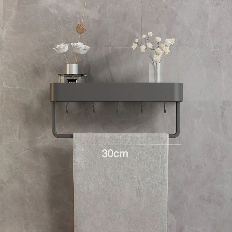 Lisslune | Elegant Wall Shelf for Stylish Bathroom Organization without Drilling