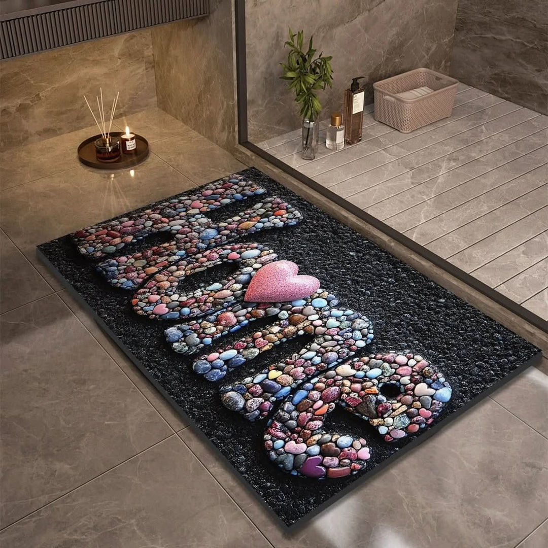 Lisslune | Diatomaceous Earth Bath Mat for Safety & Comfort