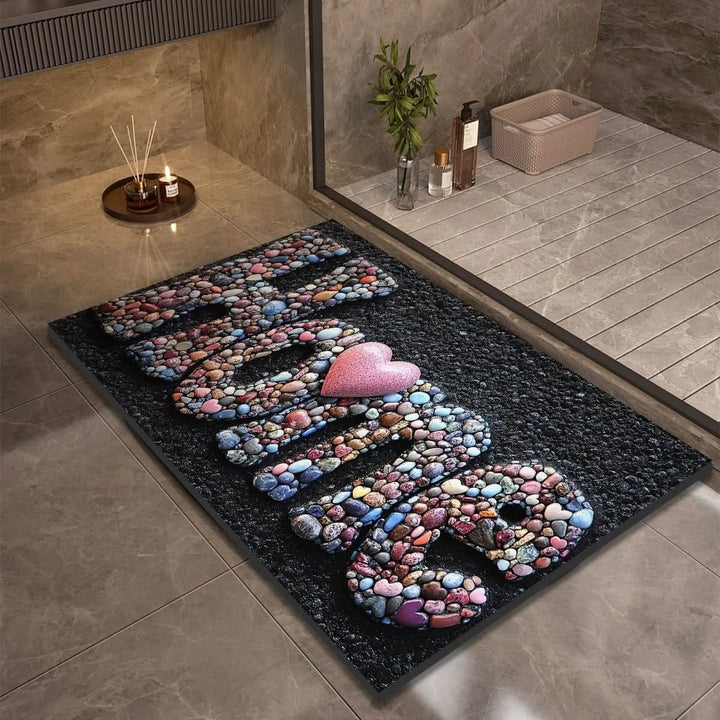 Lisslune | Diatomaceous Earth Bath Mat for Safety & Comfort