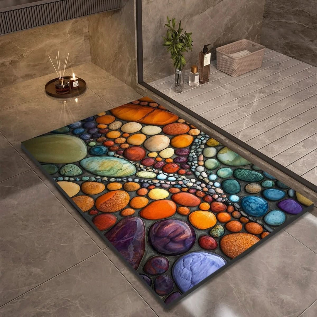 Lisslune | Diatomaceous Earth Bath Mat for Safety & Comfort