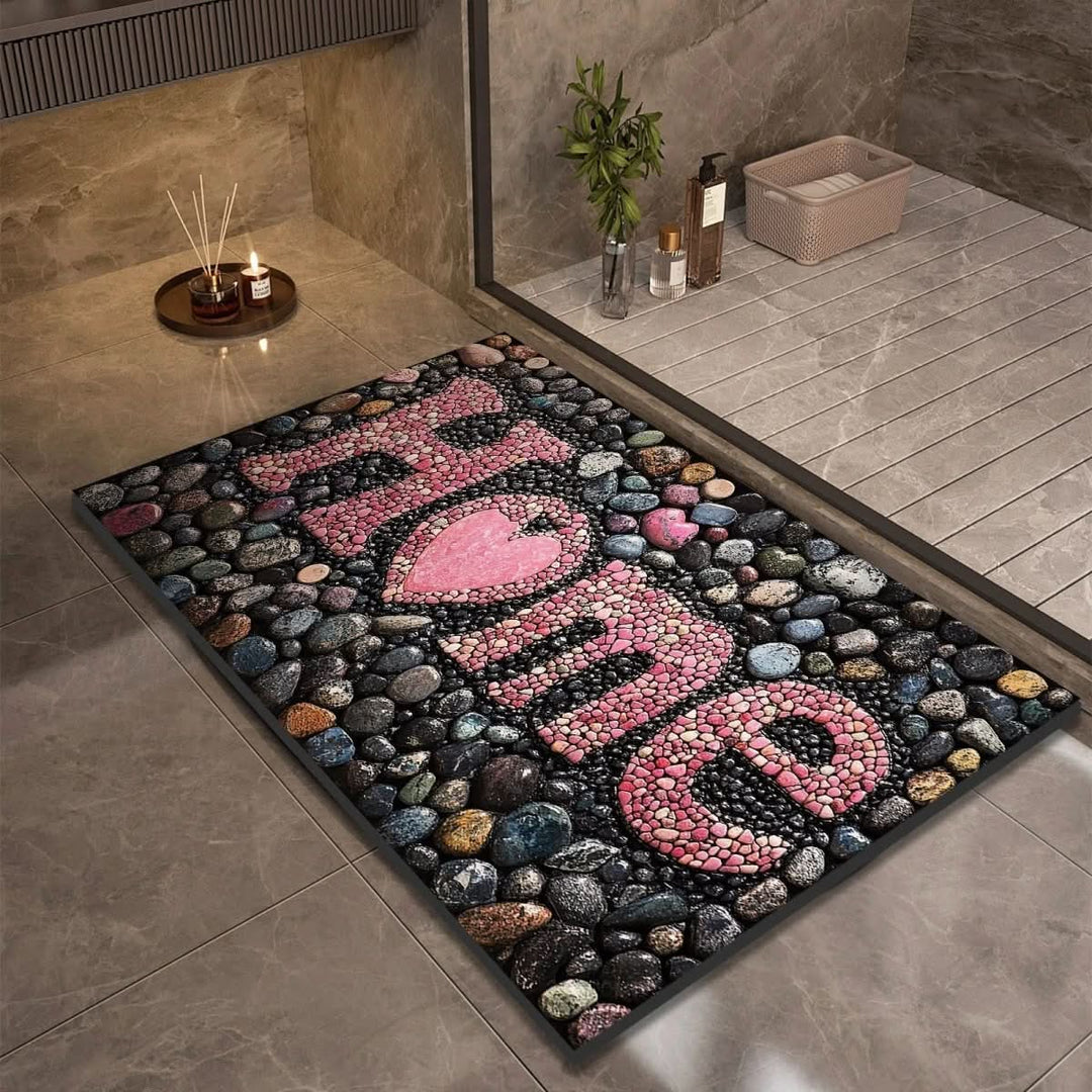 Lisslune | Diatomaceous Earth Bath Mat for Safety & Comfort