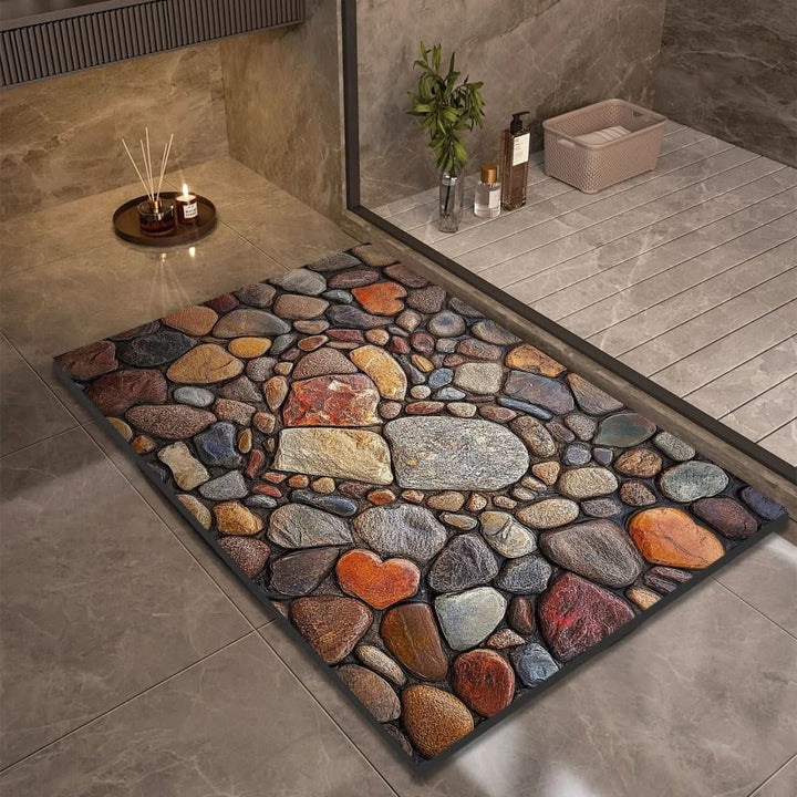 Lisslune | Diatomaceous Earth Bath Mat for Safety & Comfort