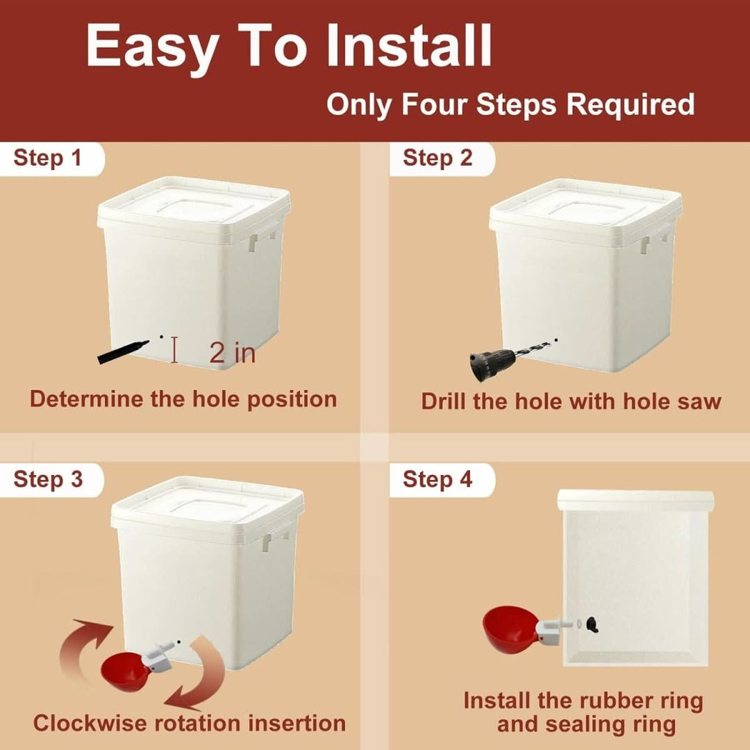 Lisslune | Automatic Chicken Waterer for Healthy Flocks