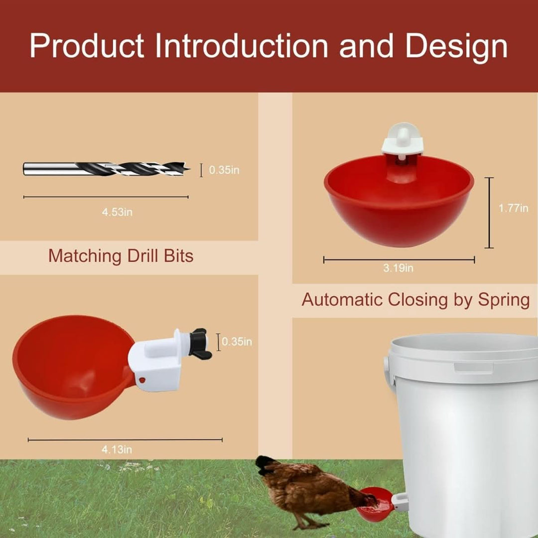 Lisslune | Automatic Chicken Waterer for Healthy Flocks