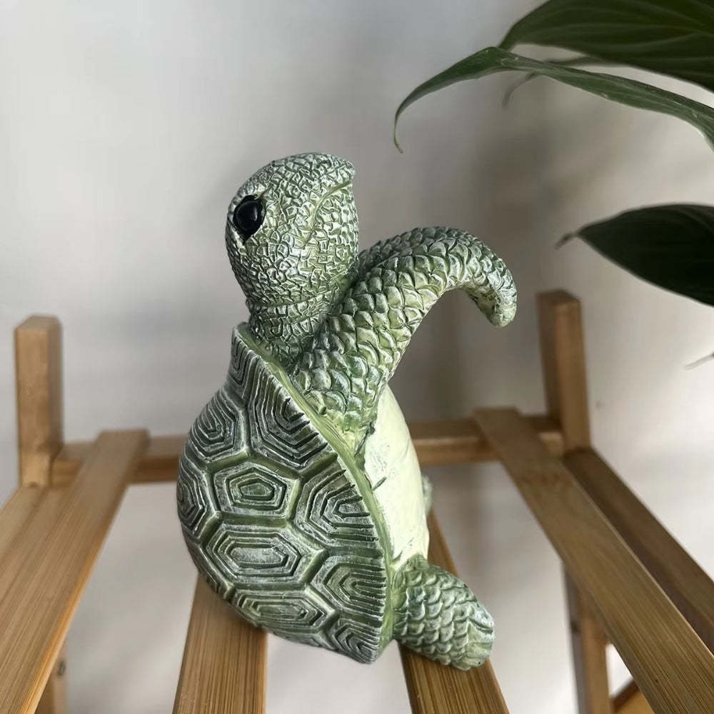Lisslune | Arden Hanging Turtle Resin Pot Ornament