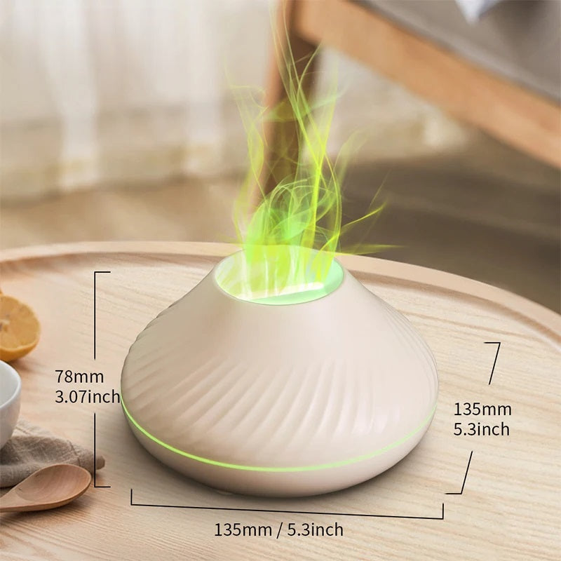 Lisslune | Essential Oil Diffuser with LED Flame Effect