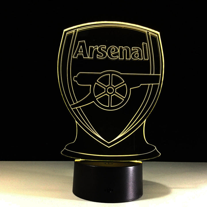 Lisslune | Football Arsenal 3D Optical Illusion Lamp