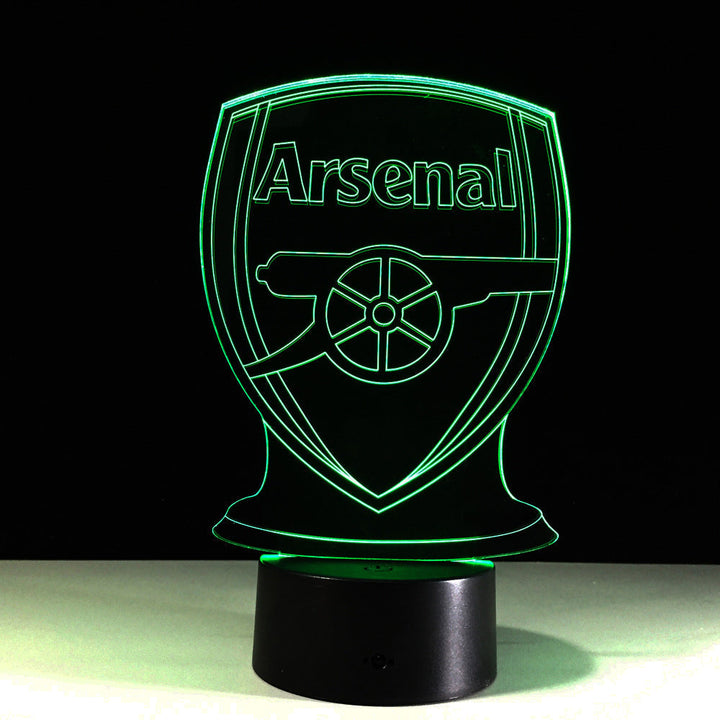 Lisslune | Football Arsenal 3D Optical Illusion Lamp