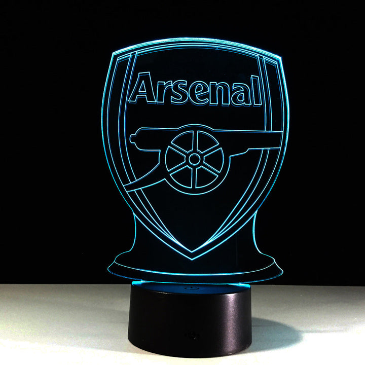 Lisslune | Football Arsenal 3D Optical Illusion Lamp