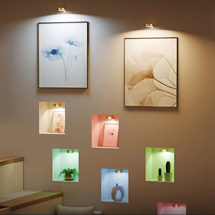 Lisslune | ArtLume | Wireless Rechargeable LED Spotlights for Picture & Artwork Lighting