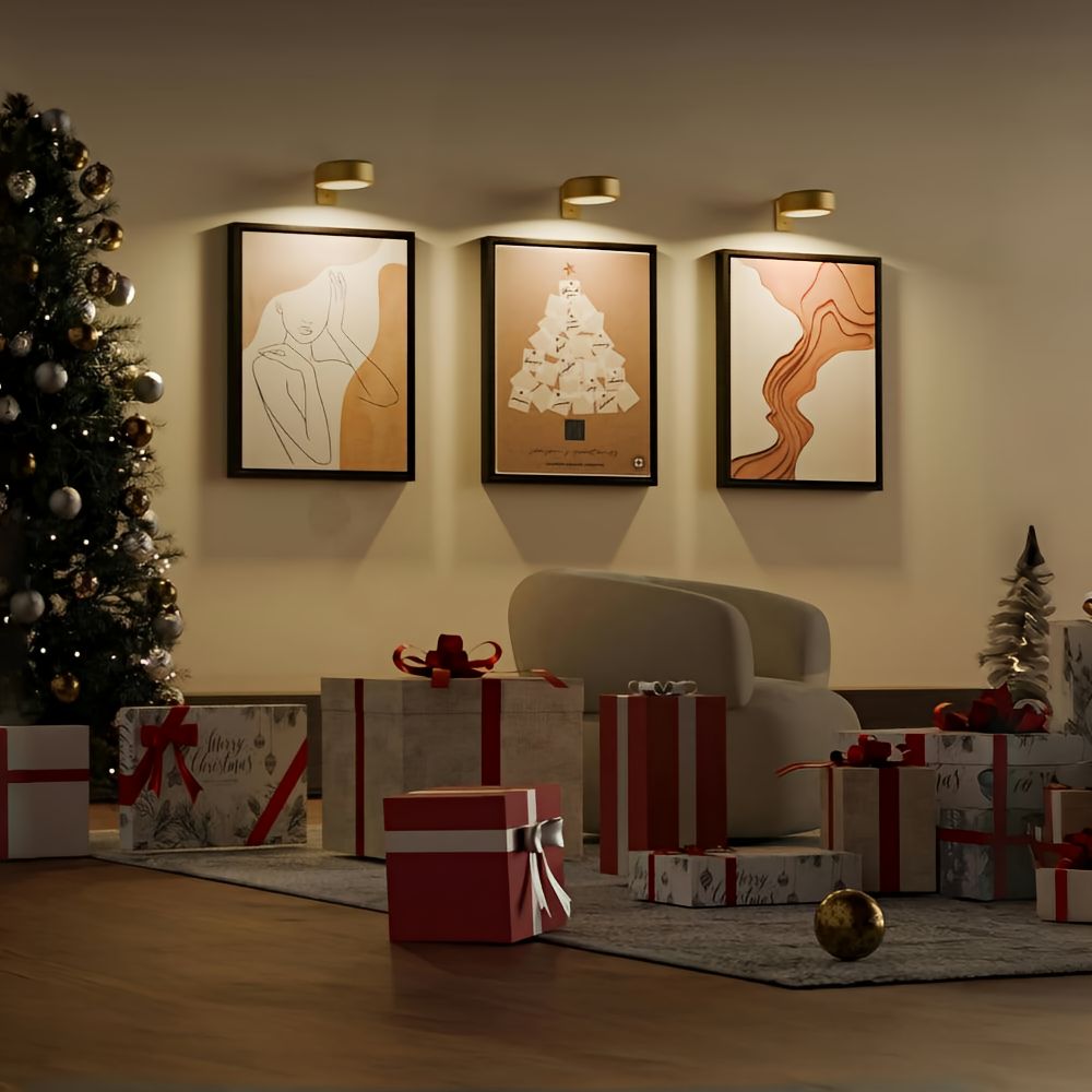 Lisslune | ArtLume | Wireless Rechargeable LED Spotlights for Picture & Artwork Lighting