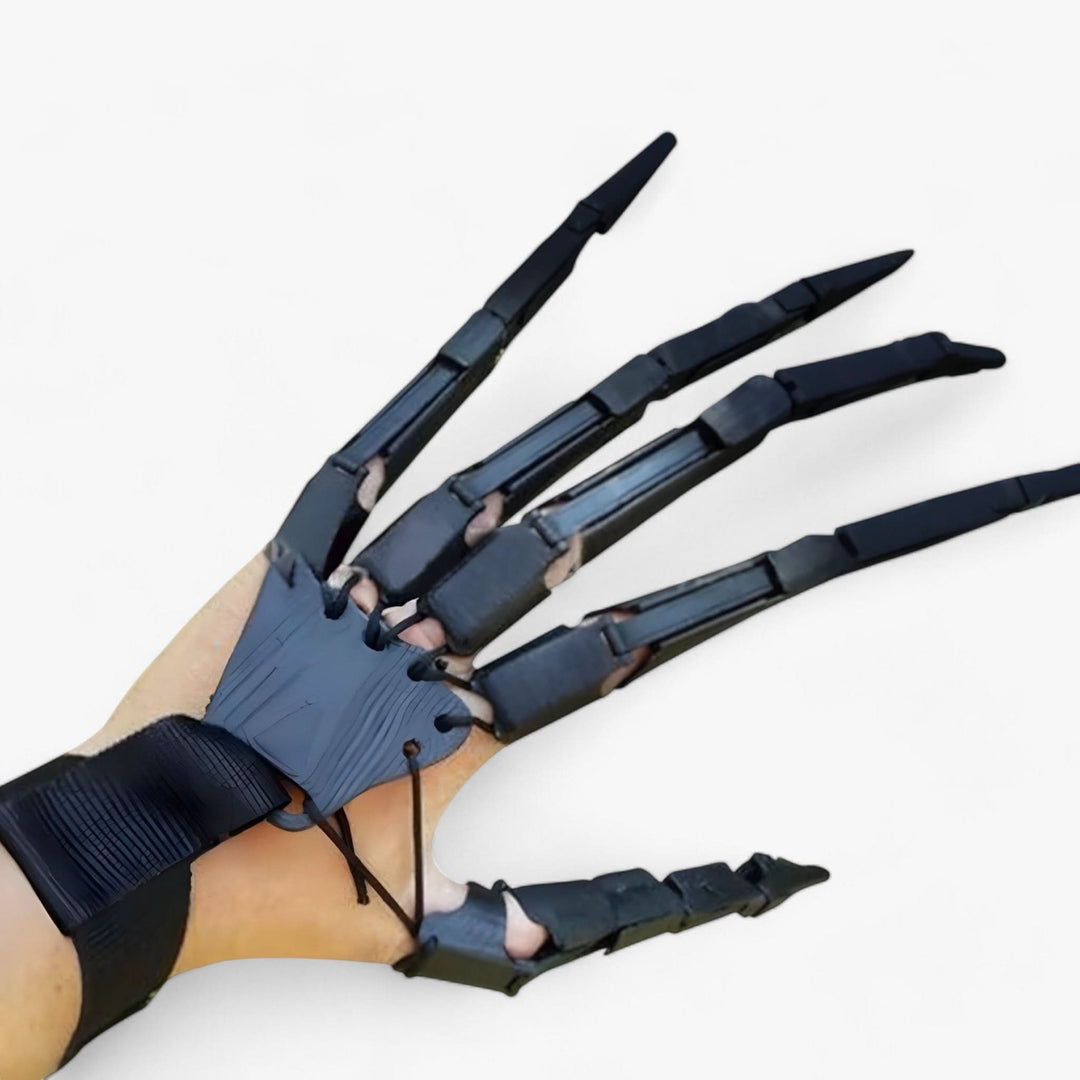 Lisslune | Claw | Curled Skeletal Fingers - Realistic Horror Glove