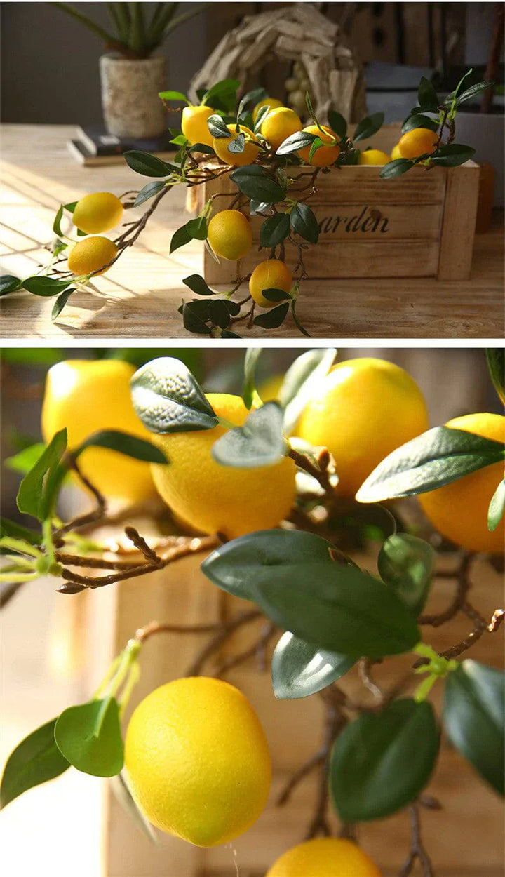 Lisslune | Artificial Lemon Branch