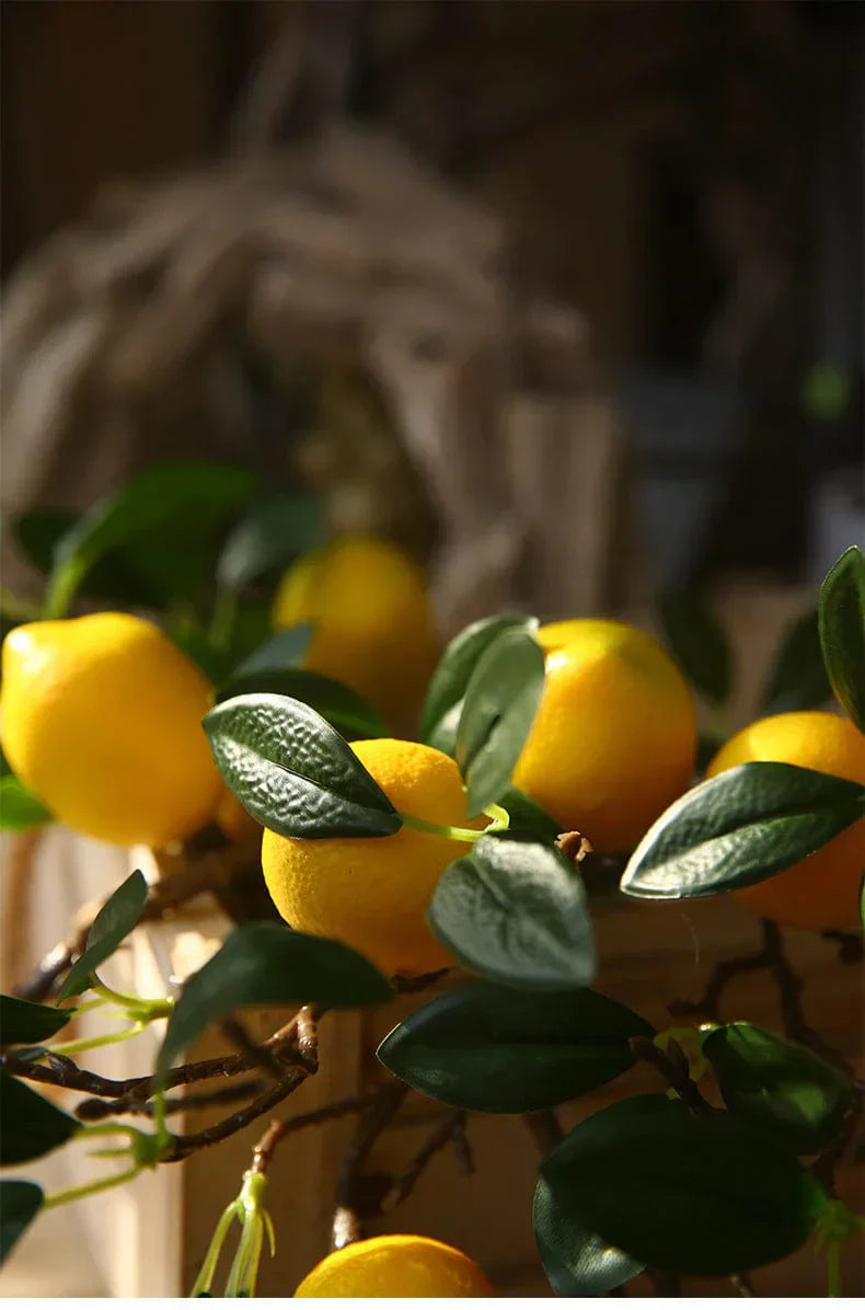 Lisslune | Artificial Lemon Branch