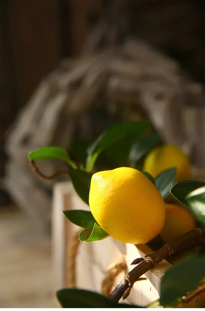 Lisslune | Artificial Lemon Branch