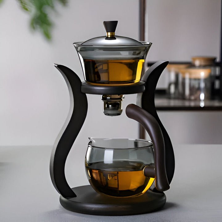 Lisslune | Artisan Magnetic Glass Teapot Set with Infuser – Elegant Drip-Free Glass Teapot for Loose Leaf Tea