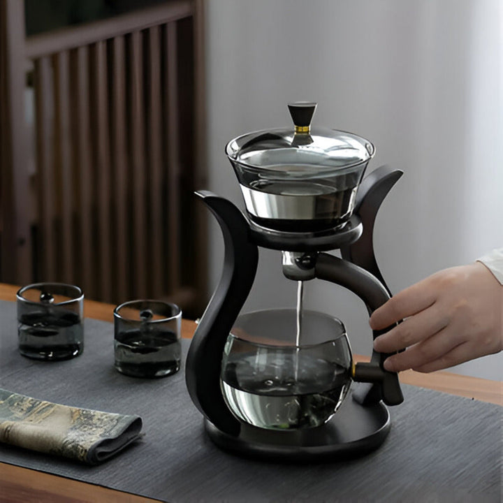 Lisslune | Artisan Magnetic Glass Teapot Set with Infuser – Elegant Drip-Free Glass Teapot for Loose Leaf Tea