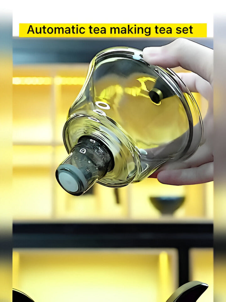Lisslune | Artisan Magnetic Glass Teapot Set with Infuser – Elegant Drip-Free Glass Teapot for Loose Leaf Tea