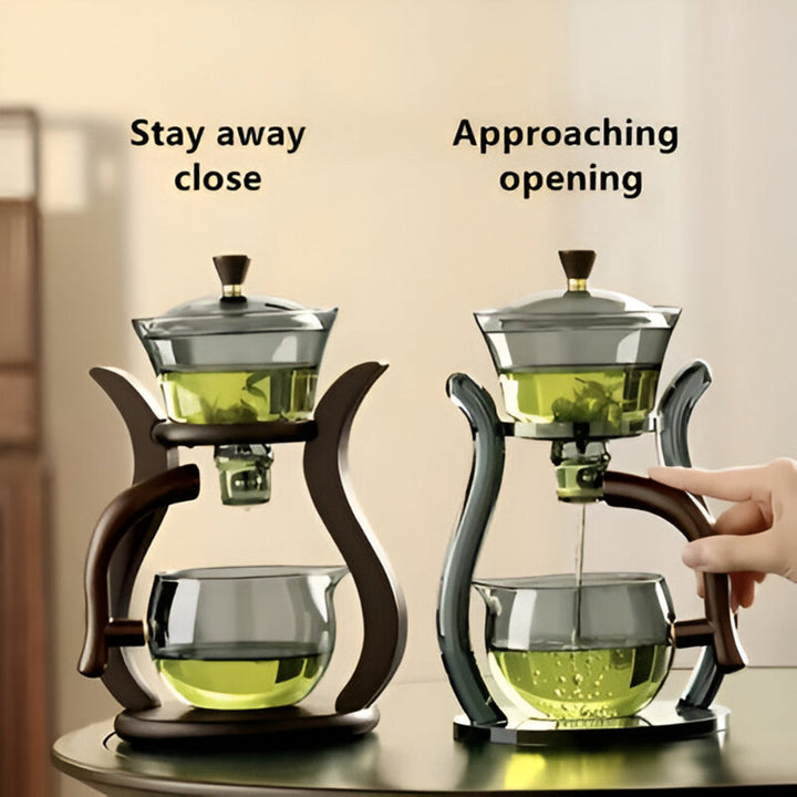 Lisslune | Artisan Magnetic Glass Teapot Set with Infuser – Elegant Drip-Free Glass Teapot for Loose Leaf Tea