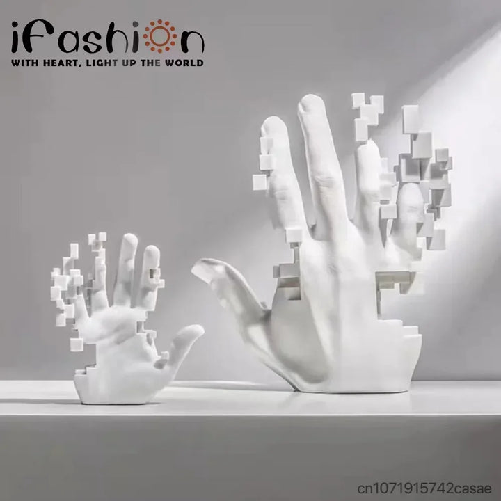 Lisslune | Artico | Abstract Hand Sculpture | Modern Decoration | Unique Gift | Artistic Aura