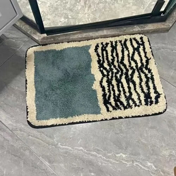 Lisslune | Abstract Non-Slip Bath Mat – Soft Luxury Design