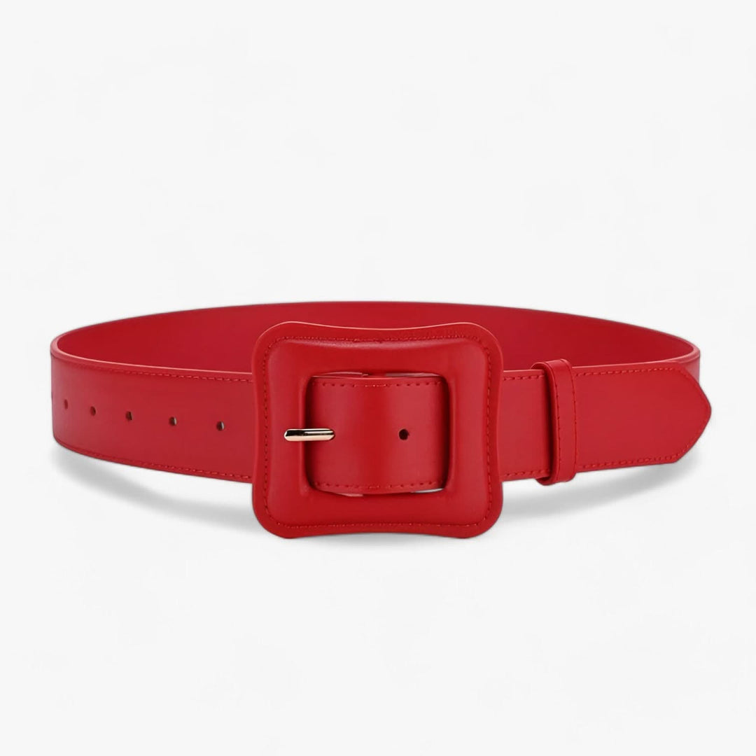 Lisslune | Women’s Wide Leather Belt Vintage High Waist with Adjustable Buckle