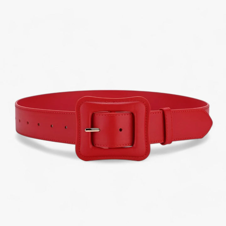 Lisslune | Women’s Wide Leather Belt Vintage High Waist with Adjustable Buckle