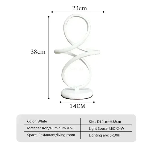 Lisslune | Luxe Lines Table Lamp