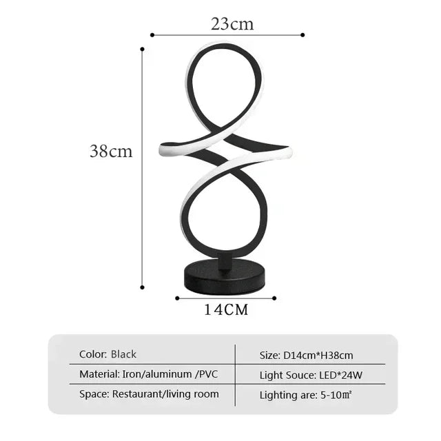 Lisslune | Luxe Lines Table Lamp