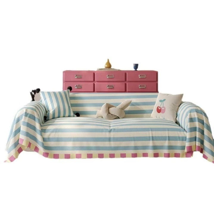 Lisslune | Atelier Pastel Striped Sofa Cover