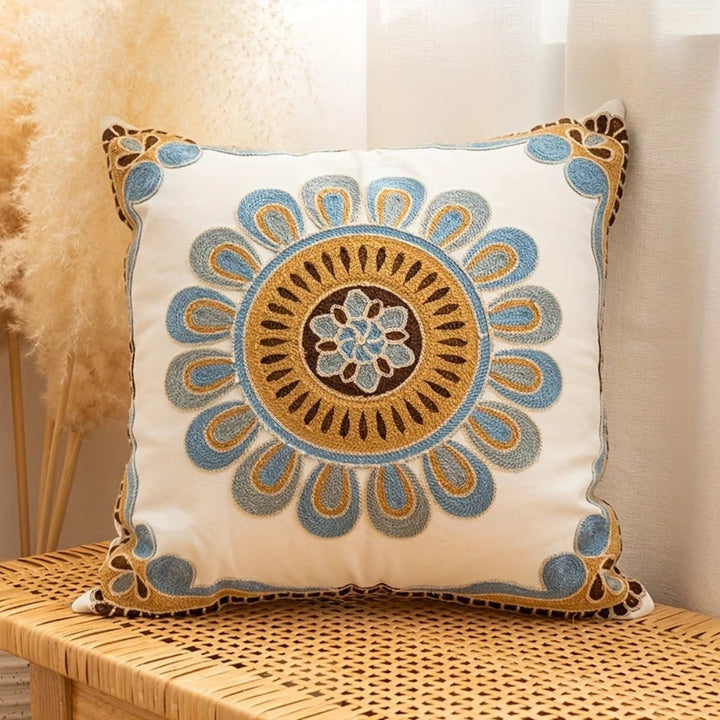Lisslune | Aurae Embroidered Vintage Cushion Cover