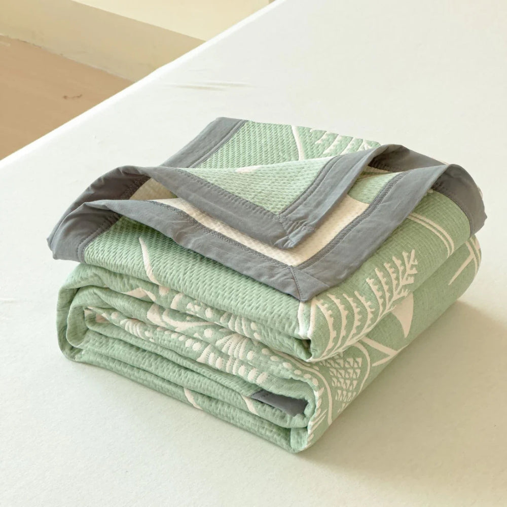 Lisslune | Aurea Reversible Cotton Gauze Blanket