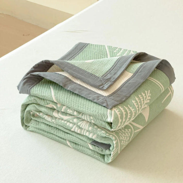 Lisslune | Aurea Reversible Cotton Gauze Blanket