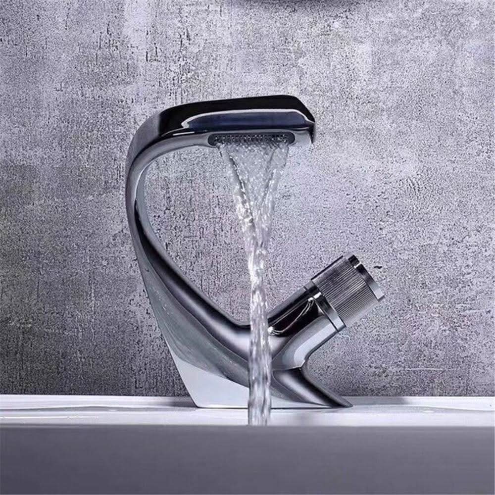 Lisslune | Modern Bathroom Sink Mixer Faucet – Stylish Chrome Tap